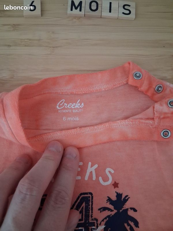 T-shirt MC 6 mois (image 3)