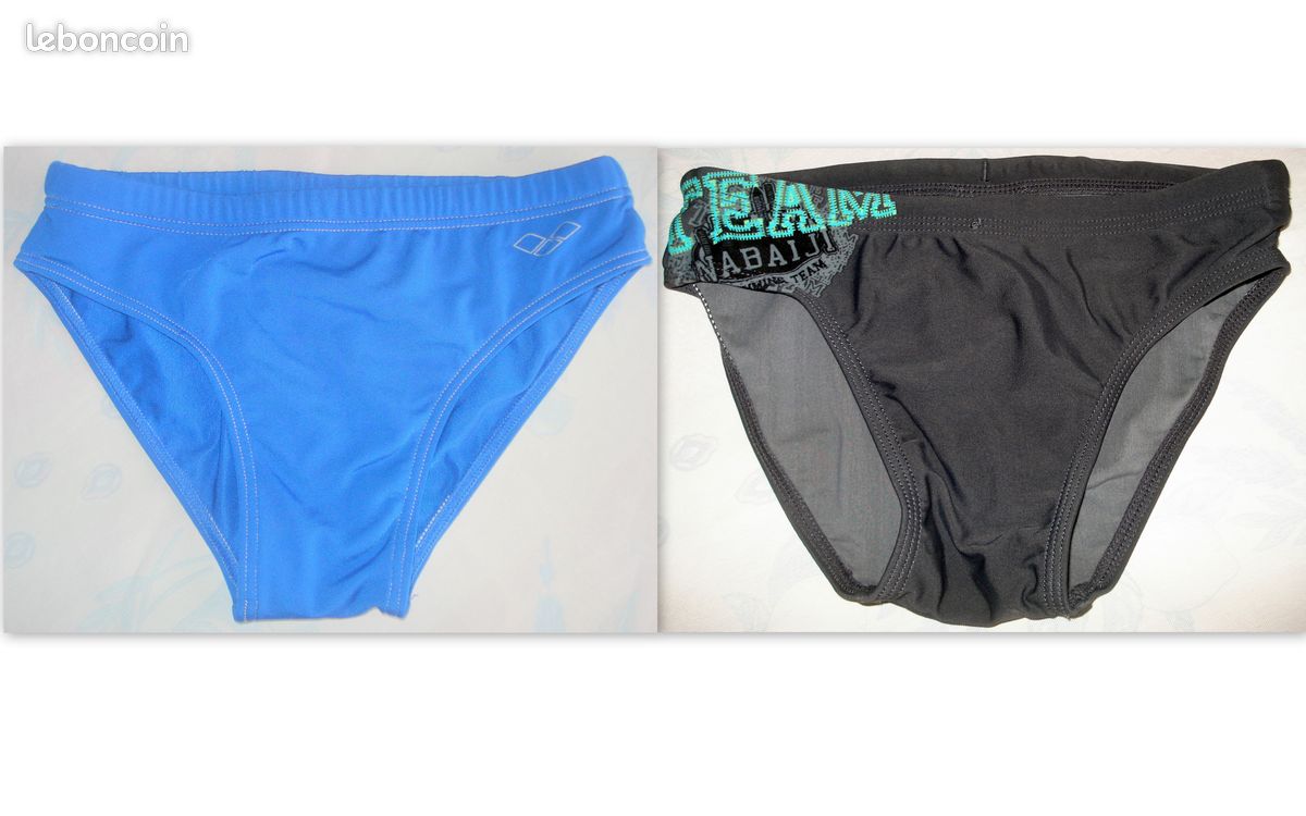 2 Maillots piscine garçon (un entrainement) 10 ans (image 1)