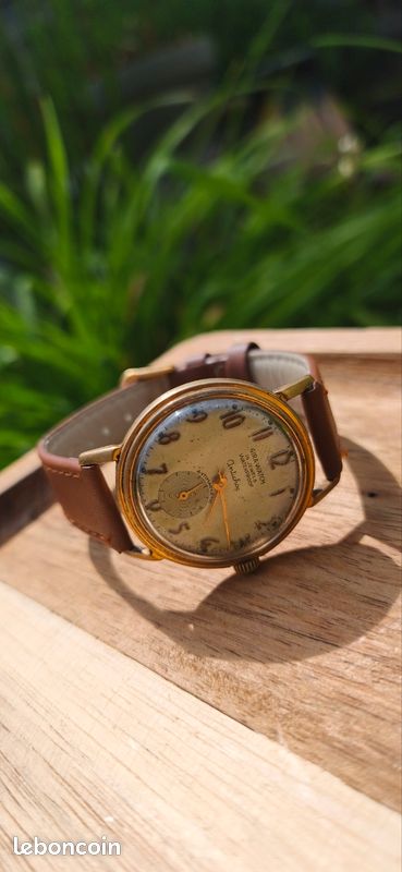Montre Vintage Gira-Watch Mécanique Plaqué Or Fonctionne (image 10)
