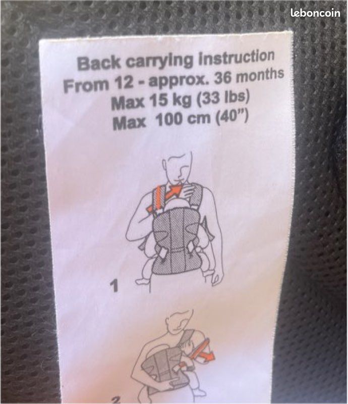 Porte bébé BabyBjorn Baby Carrier One (image 4)