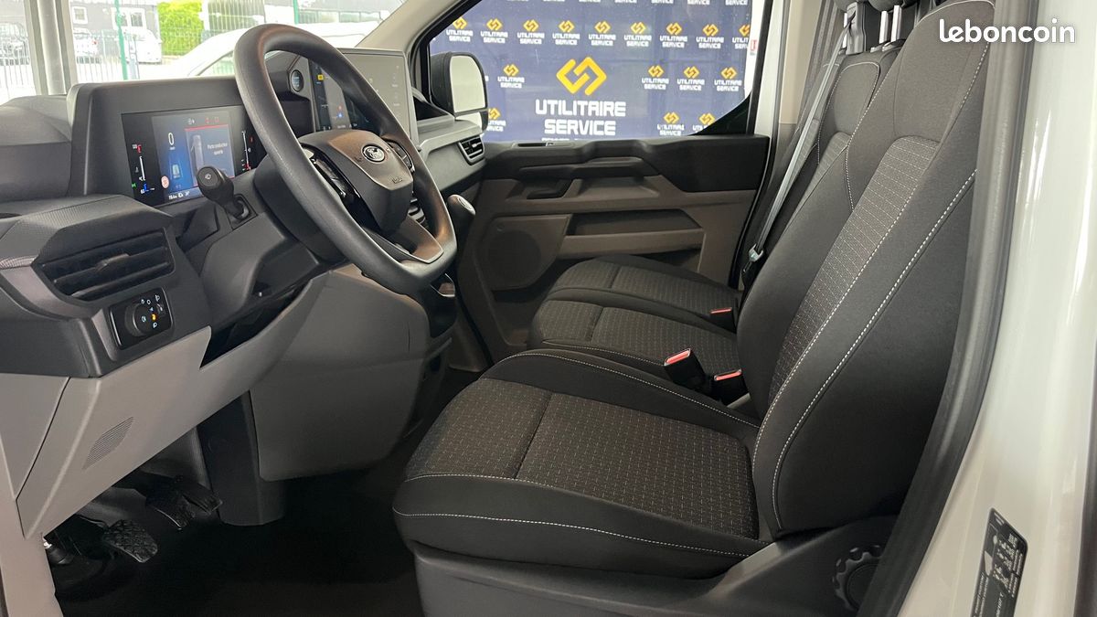 25 990 HT - ford transit custom trend 280 l1h1 2.0 ecoblue 136 cv blanc / neuf / tva recuperable (image 7)