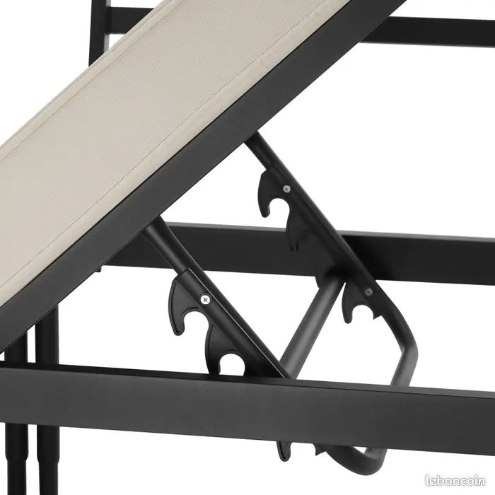 Ensemble de salon de jardin modulable 5-en-1 en aluminium - Anthracite/Gris (image 2)