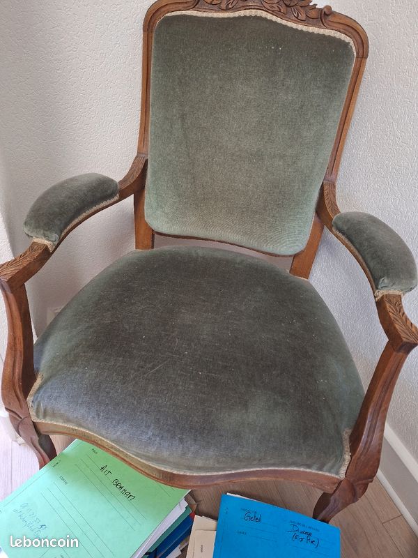 1Canape 1 fauteuil et 2 chaises (image 2)