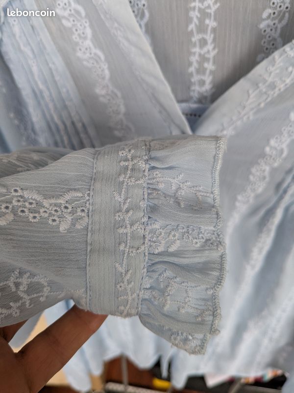Blouse chemisier dentelle NAF NAF (image 9)