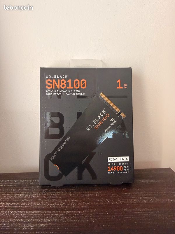 WD_Black SN8100 1To – SSD NVMe PCIe Gen 5 (image 1)