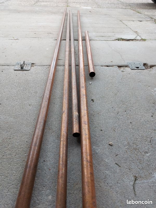 Barres cuivre droite diametre 28 et 22 (image 2)