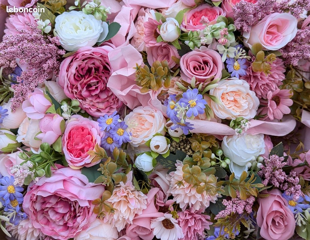 Bouquets et guirlandes de fleurs artificielles pour mariage, fête... (image 1)