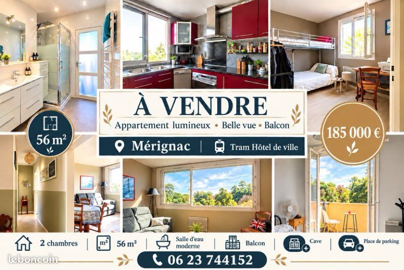 Parking 55 m² · à Mérignac · 55 m² · 185 000 €