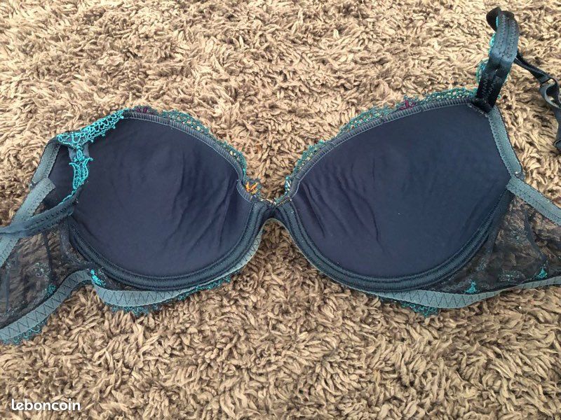 Ensemble Lingerie Lise Charmel - Soutien-gorge Armature 90E + String, Neuf Sans étiquettes
