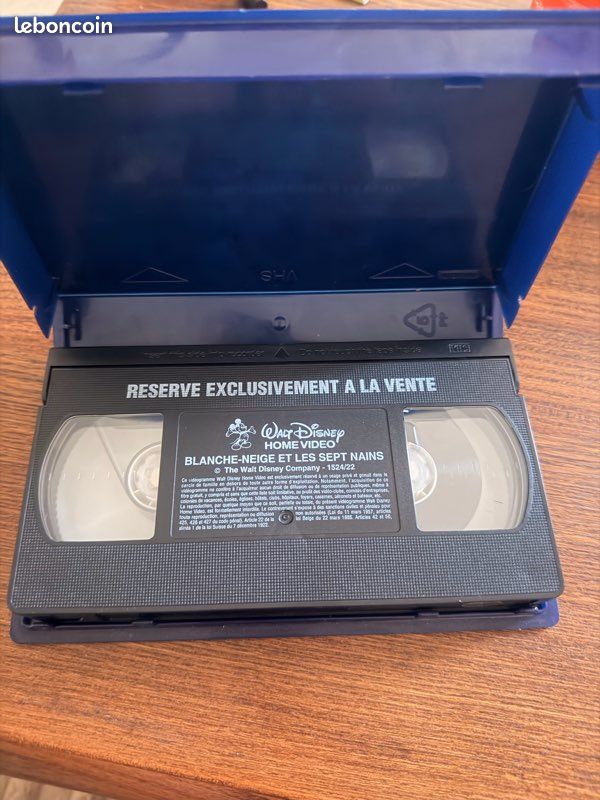Cassette VHS Blanche neige et les sept nains (image 4)