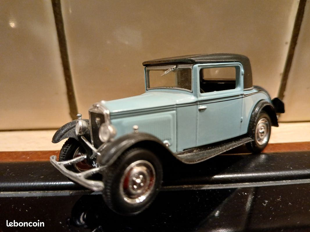 Miniature Peugeot 201 N°6 - Échelle 1/43 - Norev - Made In France - Occasion