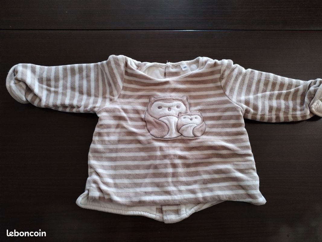 Ensemble pyjama chaud 9 mois (image 2)