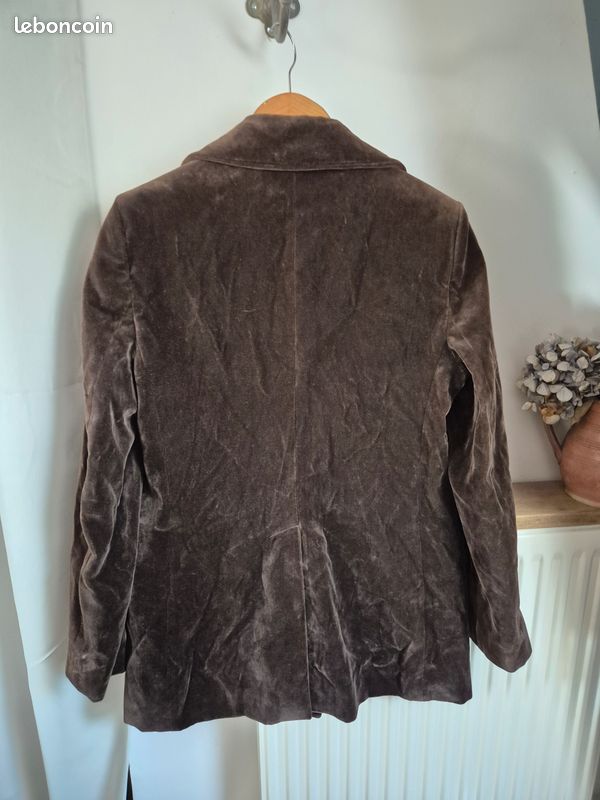 Veste Femme Benetton Taille 42 Multicolore Vintage - Occasion Très Bon état