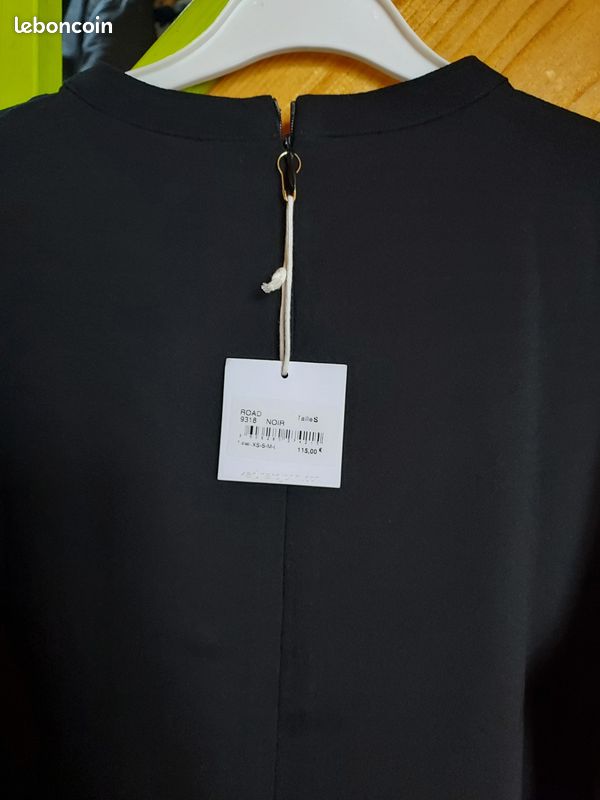 Robe Noire KARL MARC JOHN Taille L - Style Chemisier Genou - Neuve Sans étiquettes