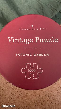Cavallini Puzzle 1000 Pezzi Botanic Garden – Immagine Vintage In Tubo Da 10 Pollici Con Sacchetto Di Mussola - 6