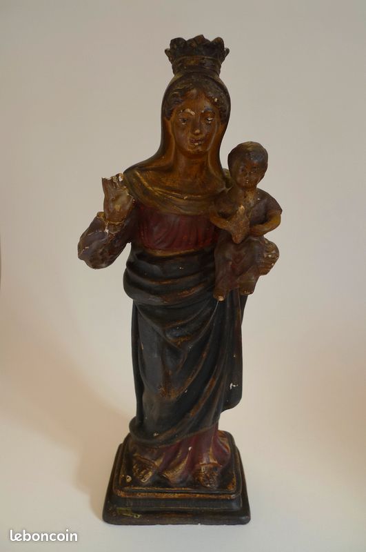 Statuette Religieuse Ancienne Saint André - Résine, Hauteur 13.5 Cm, Figurine