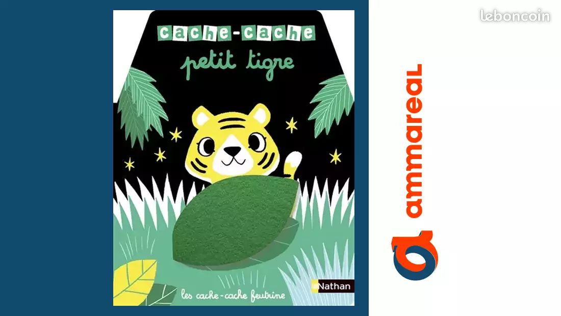 Cache-cache petit tigre - Livre matière - éveil - Dès 6 mois - Yu-Hsuan Huang (image 1)
