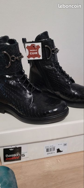 Bottines Mjus Cafe Mjus Chaussures Bottines á Lacest MJUS Cuir