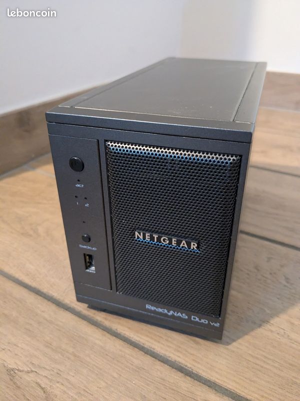 NAS Netgear RND-2C - 2 Baies 2 X 1 To - HDMI - Sans Alimentation - Très Propre