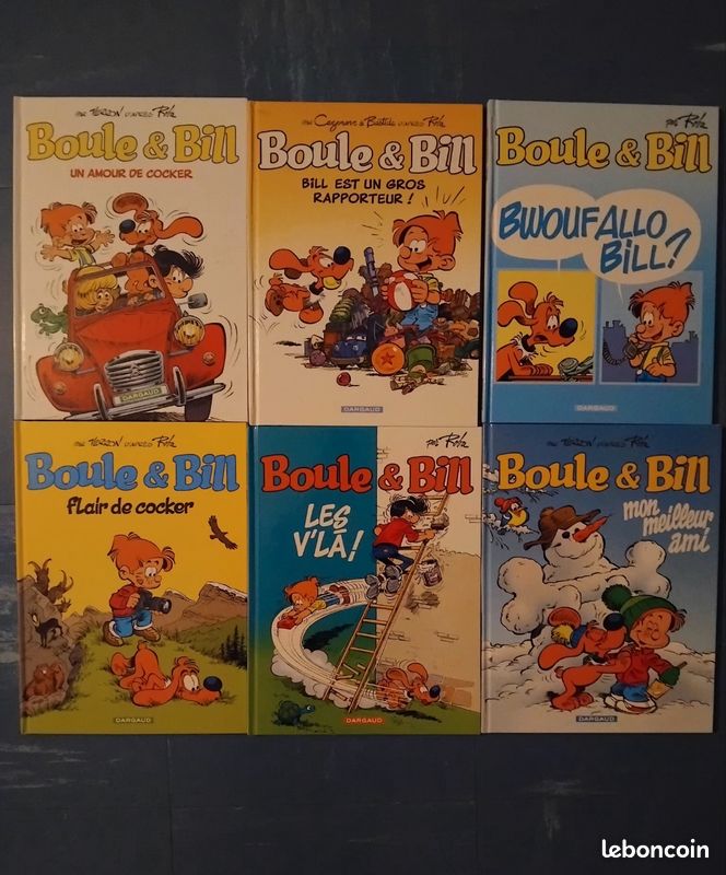 Lot de 6 BD Boule & Bill (image 1)