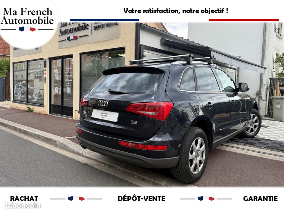 AUDI Q5 (8RB) Phase 2 2.0 TDI 16V Quattro S-Tronic7 17cv TOIT OUVRANT - BOITE AUTO - KIT DISTRIBUTION OK - CLIM AUTO - REGULATEUR DE VITESSE - GPS - RADAR DE RECUL AR - BARRE DE TOIT (image 3)