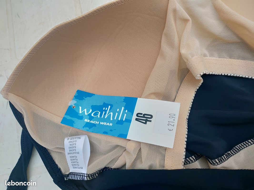 Maillot de bain Waïhili femme t.46 neuf (image 3)