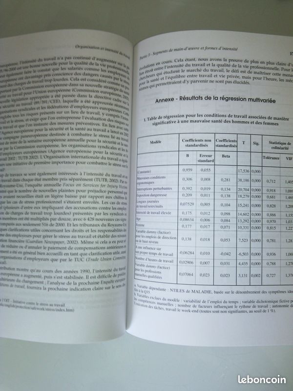 Organisation et intensité du travail (image 3)