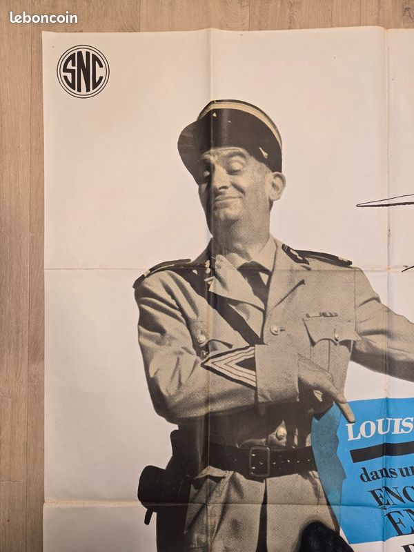 Affiche cinema le gendarme se saint Tropez 120x160 (image 4)