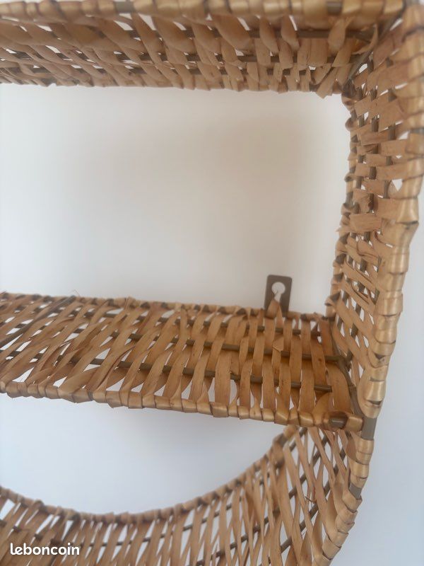 Étagère murale rotin (image 6)