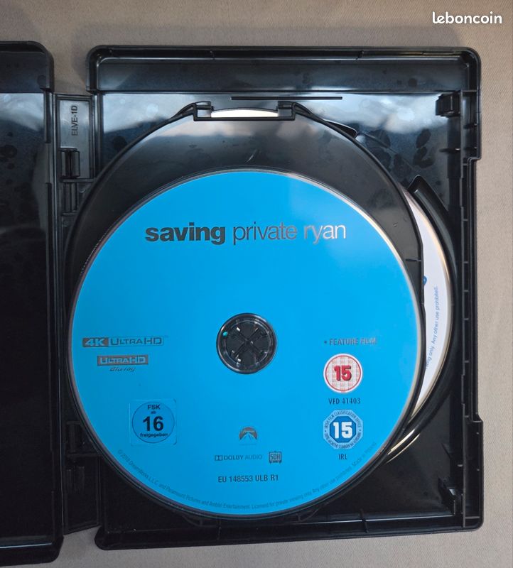 Il faut sauver le soldat Ryan – Édition 20e anniversaire – 4K Ultra HD + Blu-ray – Très bon état (image 10)