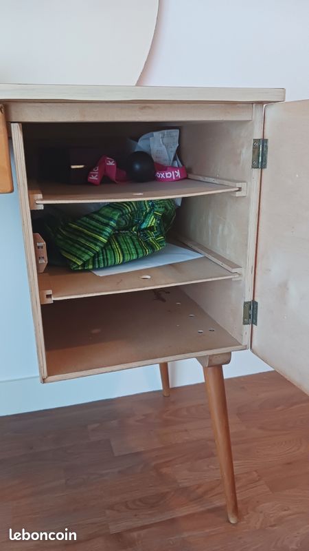 Bureau en bois vintage (image 5)