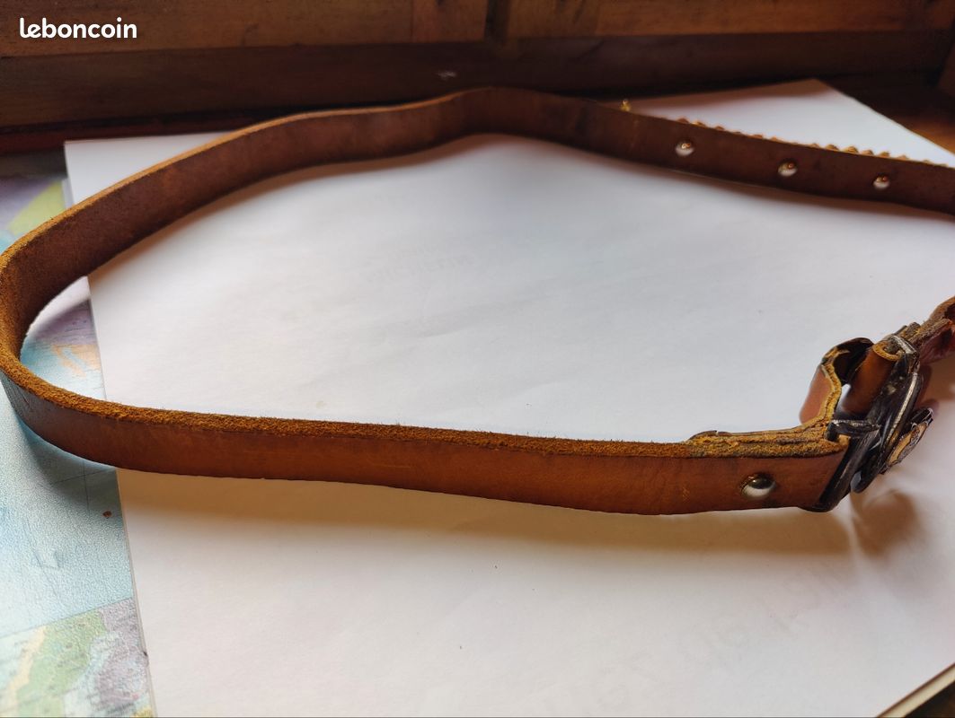 Bracelet De Drum Sling / Buffle En Cuir - Armée Britannique (HCav)