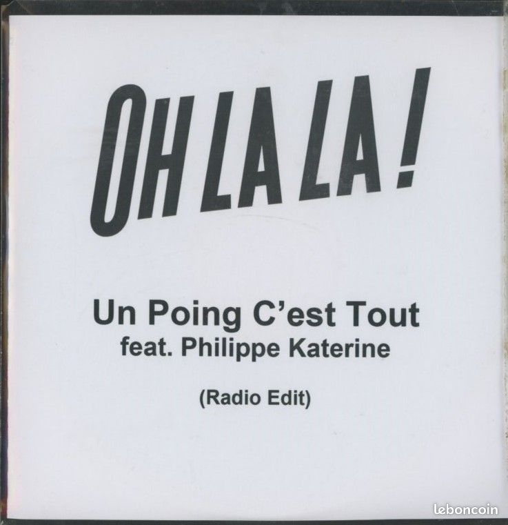 Cd oh la la un poing c'est tout feat philippe katerine (image 1)