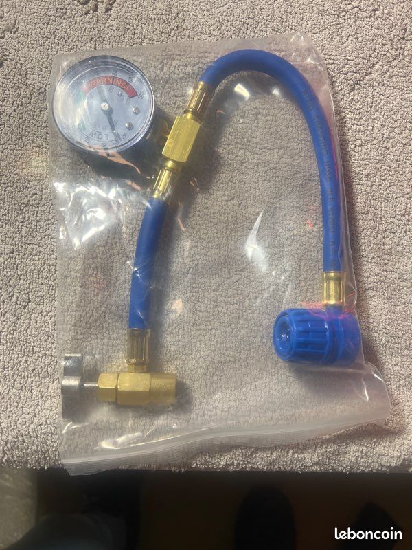 Flexible recharge clim R134a avec manomètre – sans gaz (image 6)