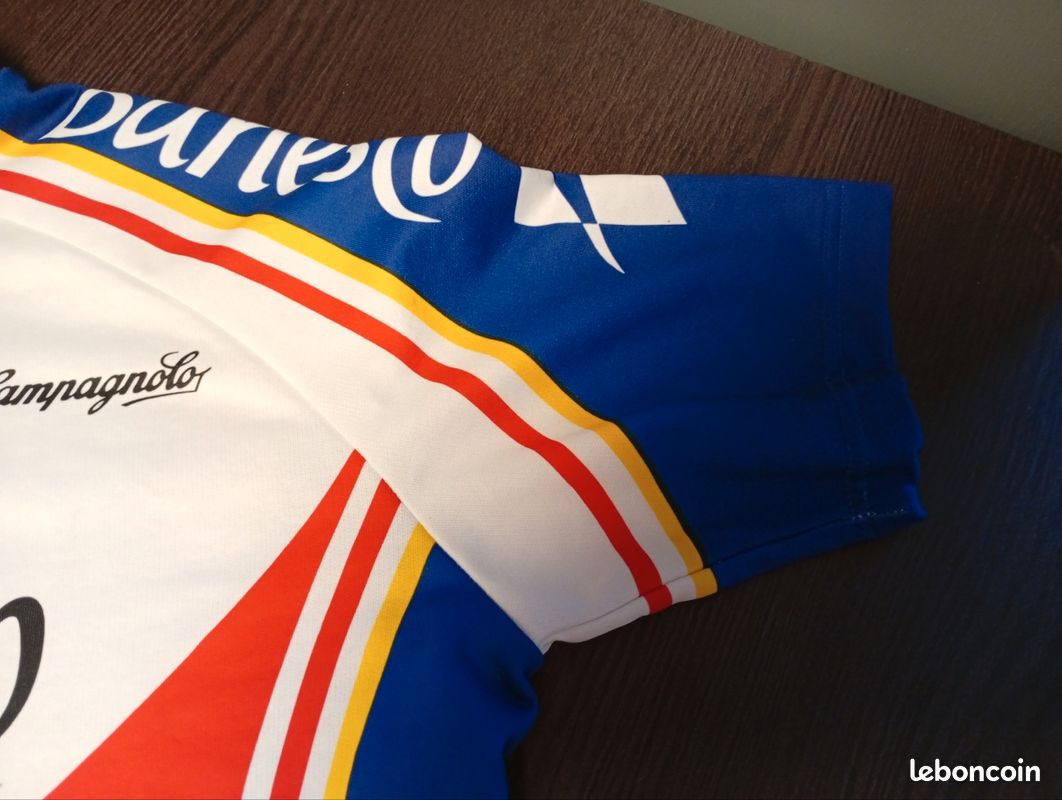 PDM (a) CHEMISE DE CYCLISME CHROME TAPES-ULTIMA 1986 - Maillots de