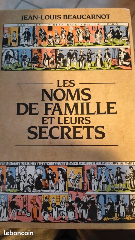 Livre noms de famille (image 1)
