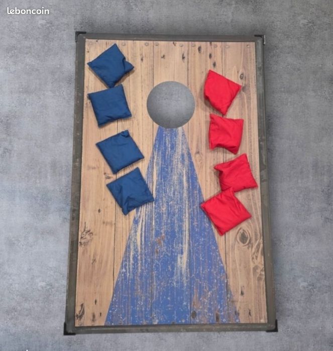 Kit Cornhole Enfant – Léger Et Portable – Intérieur/Extérieur – Sac De Rangement – Jeu De Lancer – Fête Et Camping