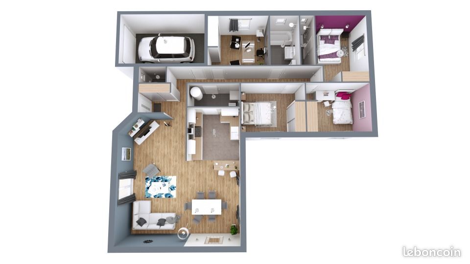 Maison 4 pièces 100 m² - Cagnotte 40300 (image principale 3)