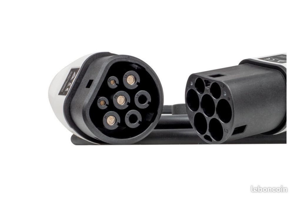 Câble gainé pour chargeur de voiture électrique 32A, Diam.10 mm x L. 5m (image 4)