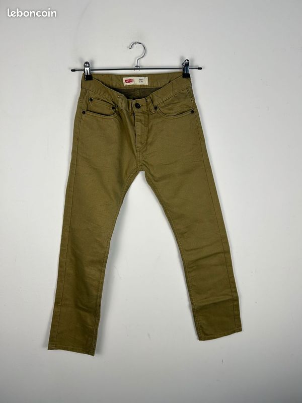 Jean Levi's Vintage Vert Kaki – Coupe 501 – Taille 30/34 – BNWT (neuf Sans étiquette)
