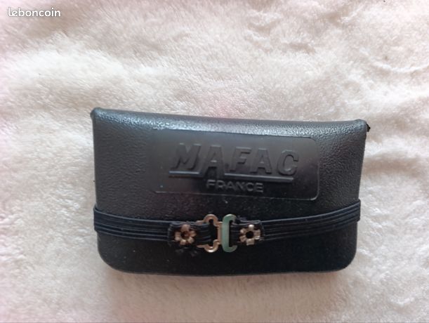 Sacoche Outil Vélo Vintage MAFAC - France - Noir - Pratique Et Authentique