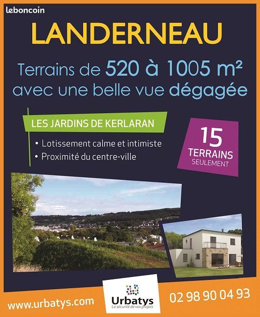 Terrain 1008 m² · à Landerneau · 1 008 m² · 99 900 €