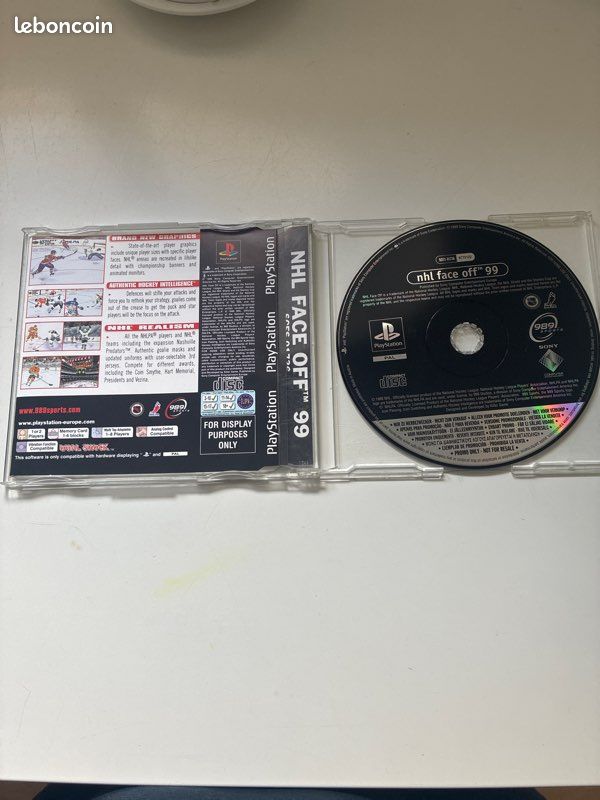 NHL face off 99 PlayStation 1 (image 2)