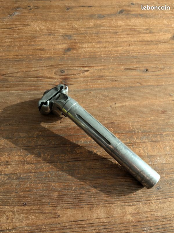 Tige De Selle Aluminium 26,6 Mm – Vintage STM – Pour Vélo Course Ou Route – Made In Italy