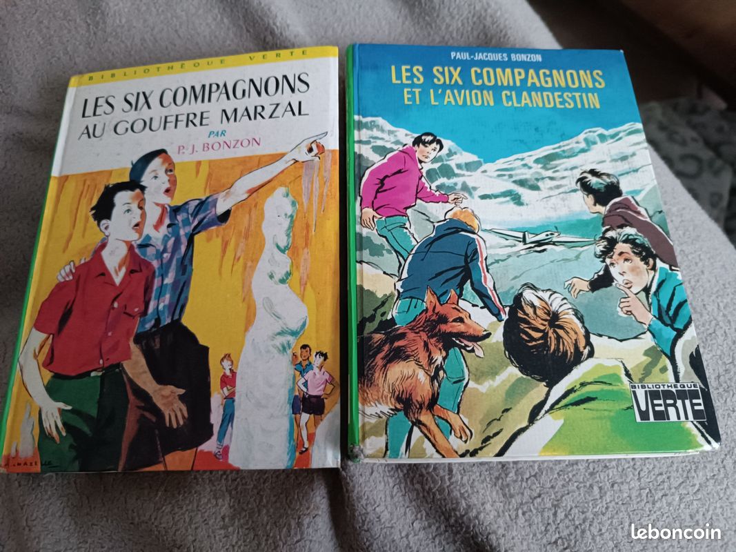 Livres bibliothèque verte les 6 compagnons (image 1)