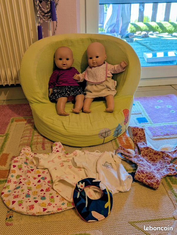 Lot poussette + couffin + 2 bébés Corolle (image 6)