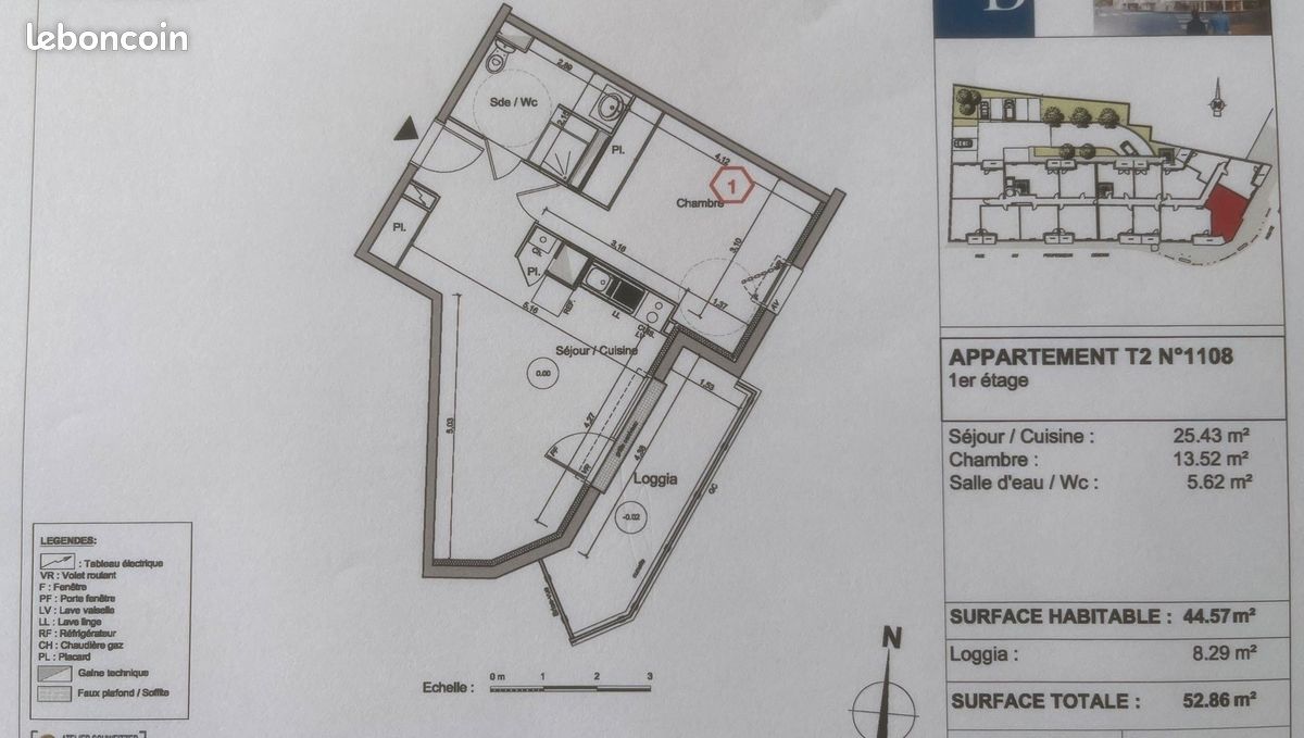 Appartement 2 pièces 45 m² · à Villenave-d'Ornon · 45 m² · 650 €/mois