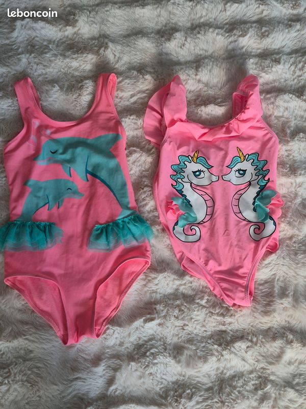 Lot maillots de bain fille 10 ans (image 1)