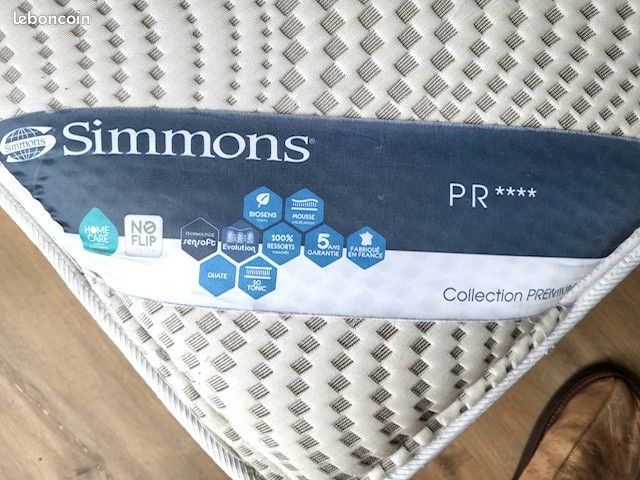 Matelas 160x200 - SIMMONS (image 1)