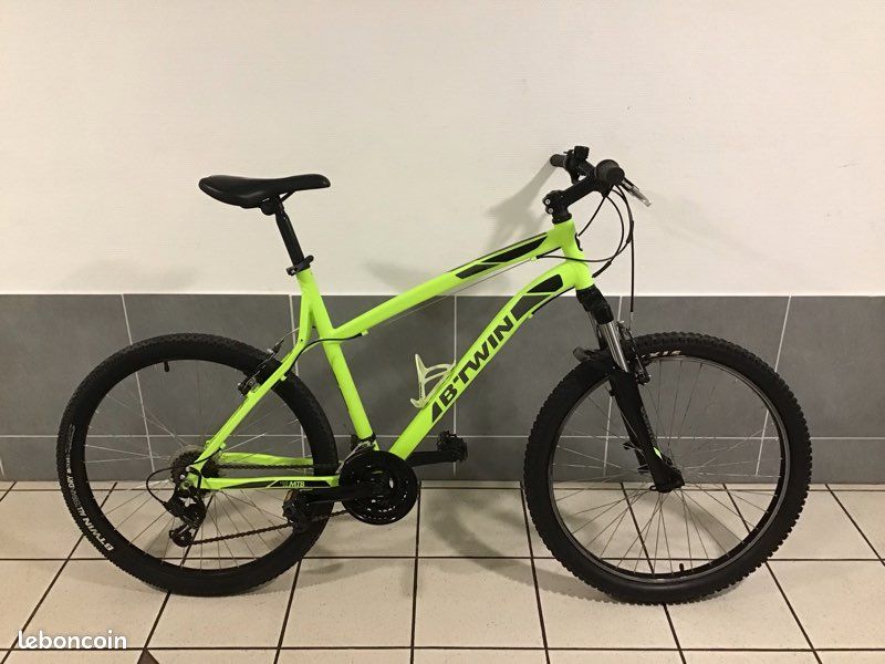 Bicicleta Rockrider 340 Bici Btwin Verde Vélo BTWIN ROCKRIDER